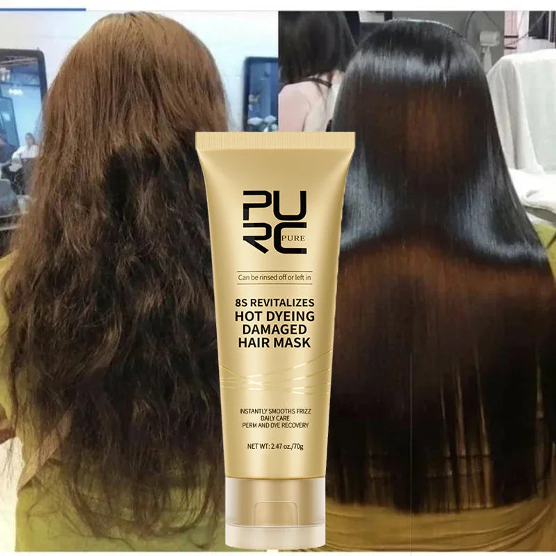 Reparação profissional cabelo danificado,  seco e com  Frizy  8 segundos- 10g